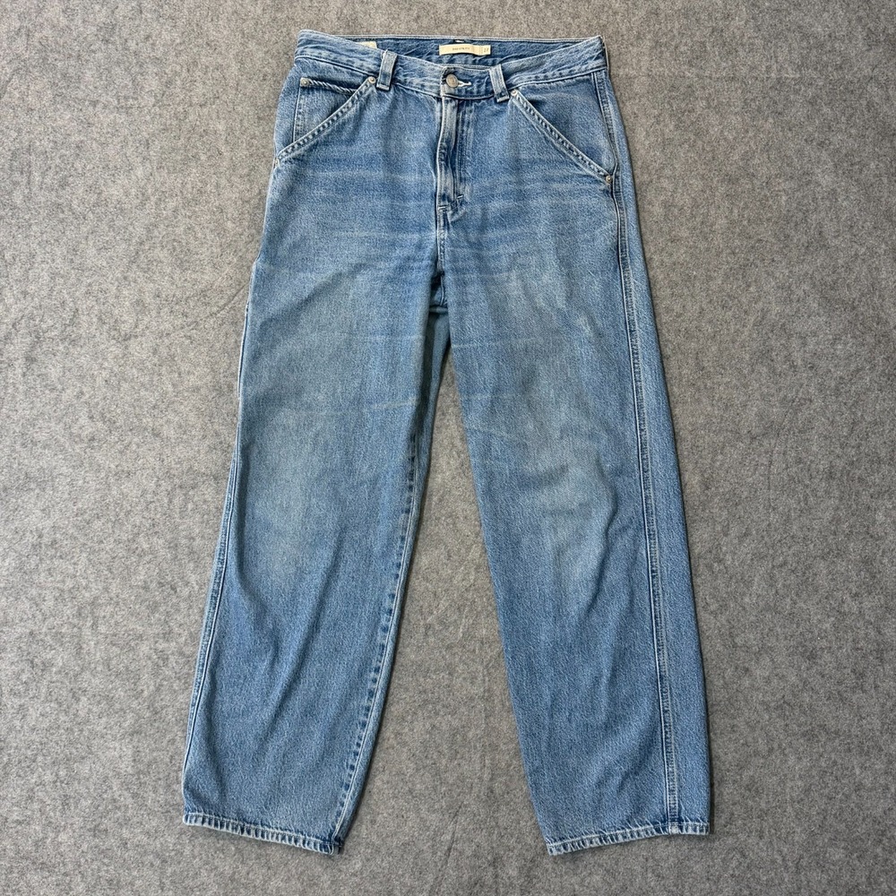 Levi's Medium Wash Blue Denim Dad Utility Relaxed Fit Jeans Women's Size 27